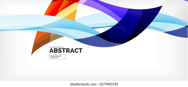 Linear wave web template. Vector illustration bright design. Decorative print. Decorative backdrop vector. Vector business illustration. Line illustration.