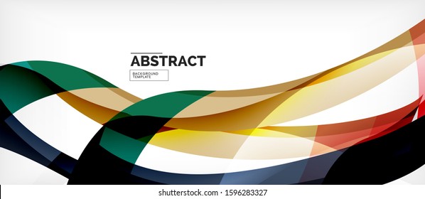 Linear wave web template. Vector illustration bright design. Decorative print. Decorative backdrop vector. Vector business illustration. Line illustration.