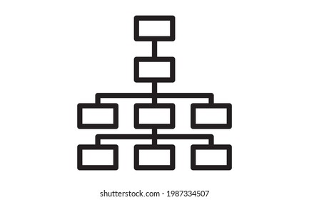 Linear workflow icon for new business. Pictogram in outline style. Vector modern flat icon suitable for print, presentation and website
