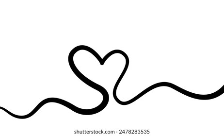 lineart drawing heart background. line art love sign. simple heart line art drawing. Hearts Continuous One Line Drawing. love heart lineart background. heart doodle line art drawing. love doodle.