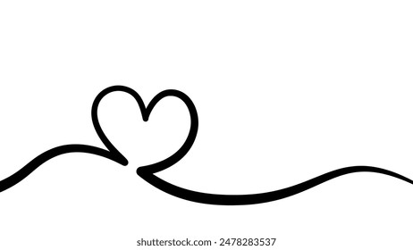 lineart drawing heart background. line art love sign. simple heart line art drawing. Hearts Continuous One Line Drawing. love heart lineart background. heart doodle line art drawing. love doodle.