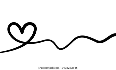 lineart drawing heart background. line art love sign. simple heart line art drawing. Hearts Continuous One Line Drawing. love heart lineart background. heart doodle line art drawing. love doodle.