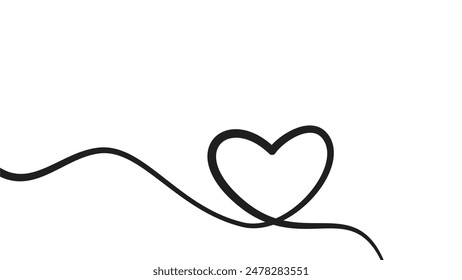 dibujo de lineart fondo de corazón. arte de línea signo de amor. dibujo de línea de corazón simple. Corazones Continuo Una Línea Dibujo. amor corazón lineart fondo. corazón doodle línea dibujo. amor doodle.