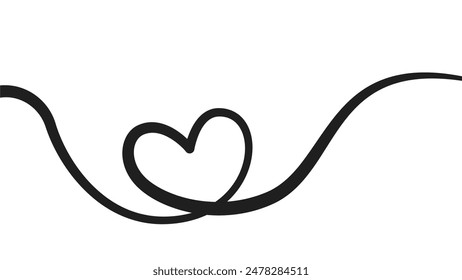 lineart drawing heart background. line art love sign. simple heart line art drawing. Hearts Continuous One Line Drawing. love heart lineart background. heart doodle line art drawing. love doodle.