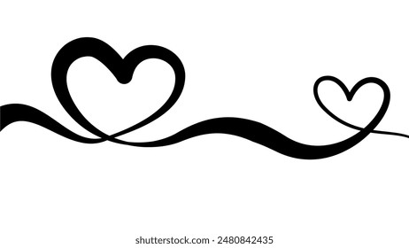 lineart drawing heart background. line art love sign. simple heart line art drawing. Hearts Continuous One Line Drawing. love heart lineart background. heart doodle line art drawing. love doodle.