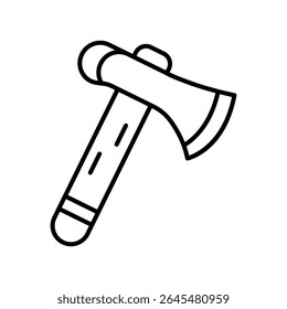 Lineart Icon axe for farm and agriculture themes
