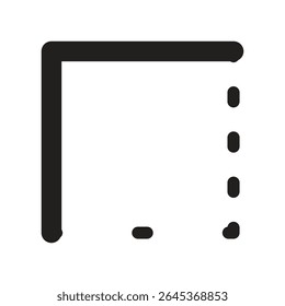 Estilo de borde de icono lineal. Herramientas tipográficas y de párrafos para interfaz de usuario, App y Diseño web.