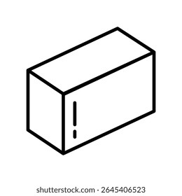 Bloque de búfer de iconos lineales para la marca de salón