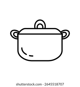 Lineart Icon cooking for festive cards invitations and social media
