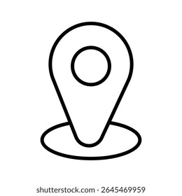 Lineart Icon gps for tourism agency