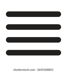 Lineart Icon justify alignment. Typographic and Paragraph Tools for UI, Apps, and Web Design.