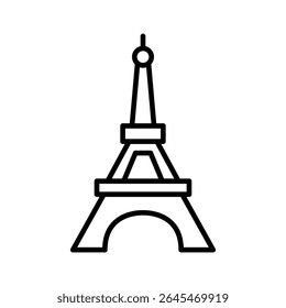 Lineart Icon landmark for tourism agency