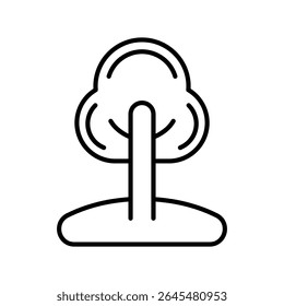 Lineart Icon planting for farm and agriculture themes