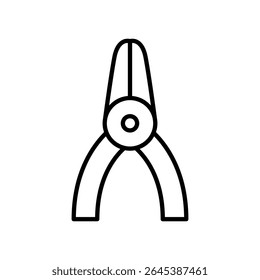 Lineart Icon pliers for property management and housing service branding