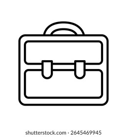 Lineart Icon suitcase for tourism agency