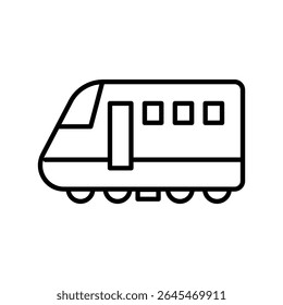 Lineart Icon train for tourism agency