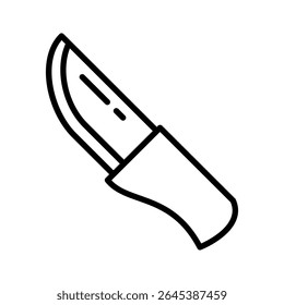 Lineart Icon utility knife for property management and housing service branding