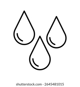 Lineart Icon water for farm and agriculture themes