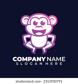 logotipo de lino, diseño de animales vectores