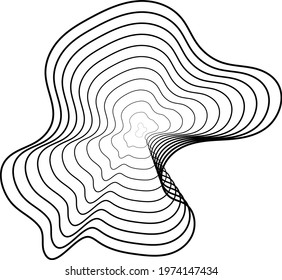lineart texture and abstract effect