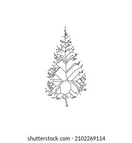 un lino para navidad de árboles