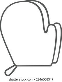 Icono de vector lineal para aficiones.