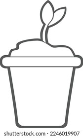 Lineart vector icon for hobbies.