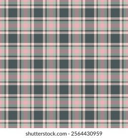 Lined background plaid textile, woman tartan texture check. Trousers seamless fabric vector pattern in pastel and light colors palette.