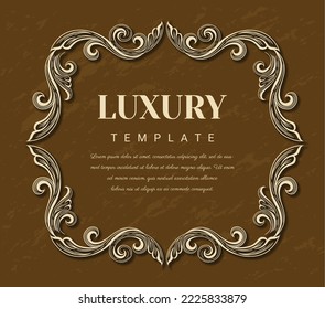 marco de diseño alineado, vintage de marco ordenado, estilo retro de cuadro de texto para el diseño de invitaciones, marcos, menús, etiquetas y sitios web, Illustration EPS 10