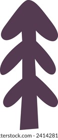 Ilustración del vector de árbol del filo