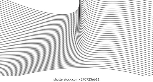 Textur mit gegliederter Halbtongradation. Verblassender vertikaler Farbverlauf-Hintergrund. Hintergrund für sich wiederholende Muster. Schwarze Halbton parallele Linien Hintergrund für Overlay, Druck, Abdeckung, Grafik-Design. Vektorgrafik