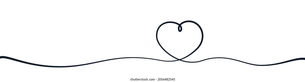 Forma de corazón inclinada sobre ilustración blanca