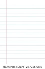  Lined notebook paper for background 