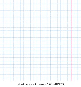 Lined paper background, vector illustration.