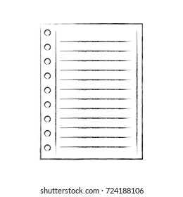 lined paper note page blank school