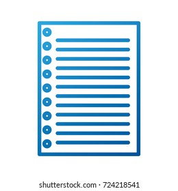 lined paper note page blank school