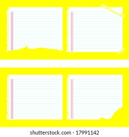 Lined Paper vector