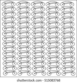Lined pattern in imagination on a white background.