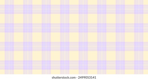 Tejido forrado a cuadros tartán textil, textura doodle tela a cuadros. Moderno Vector de patrón de fondo sin fisuras en paleta de colores blancos y claros.
