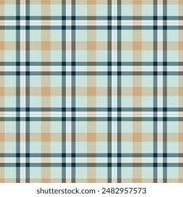 Lined texture check tartan, order background vector seamless. Ribbon pattern fabric plaid textile in pastel and light colors palette.
