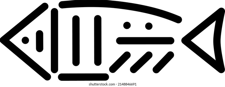 Pescado Turbot en lino, ilustración, vector sobre un fondo blanco.