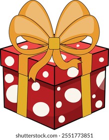 Ilustración de cajas de Navidades vibrantes alineadas