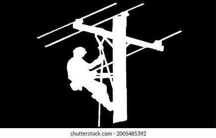 Lineman Dad vector design for t-shirt