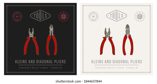 Lineman Kleins And Diagonal Pliers