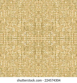 Linen canvas texture Seamless vector background