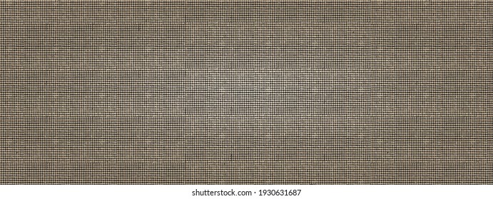 Linen fabric texture. Gray-brown pastel color. Rectangular vector illustration. Grid. Cell. Use as background, wallpaper, packaging, overlay on any base, for decoration and design, etc. Eps 10.