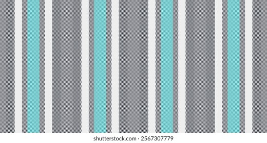 Linen lines textile background, folded vector texture seamless. Hipster pattern stripe fabric vertical in white and dark colors palette.