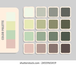 linen palegoldenrod silver lightpink color palette, colour matching, rgb colors, harmonious colours catalog sample, design and edit idea