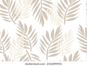 linen palm vector design hand drawn