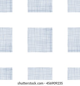 Linen seamless pattern with realistic linear effect. Vector illustration clip-art web design elements
